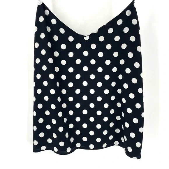 L'Agence Jane V-Neck Adjustable Casual Effortless Spaghetti Strap 100% Silk Tank - Picture 3 of 6